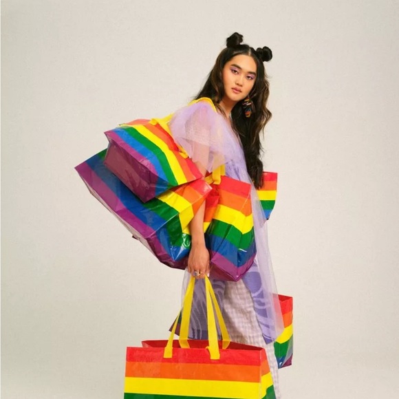 IKEA Large Storstommia Rainbow 🌈 Bag 2401oz - Picture 4 of 10